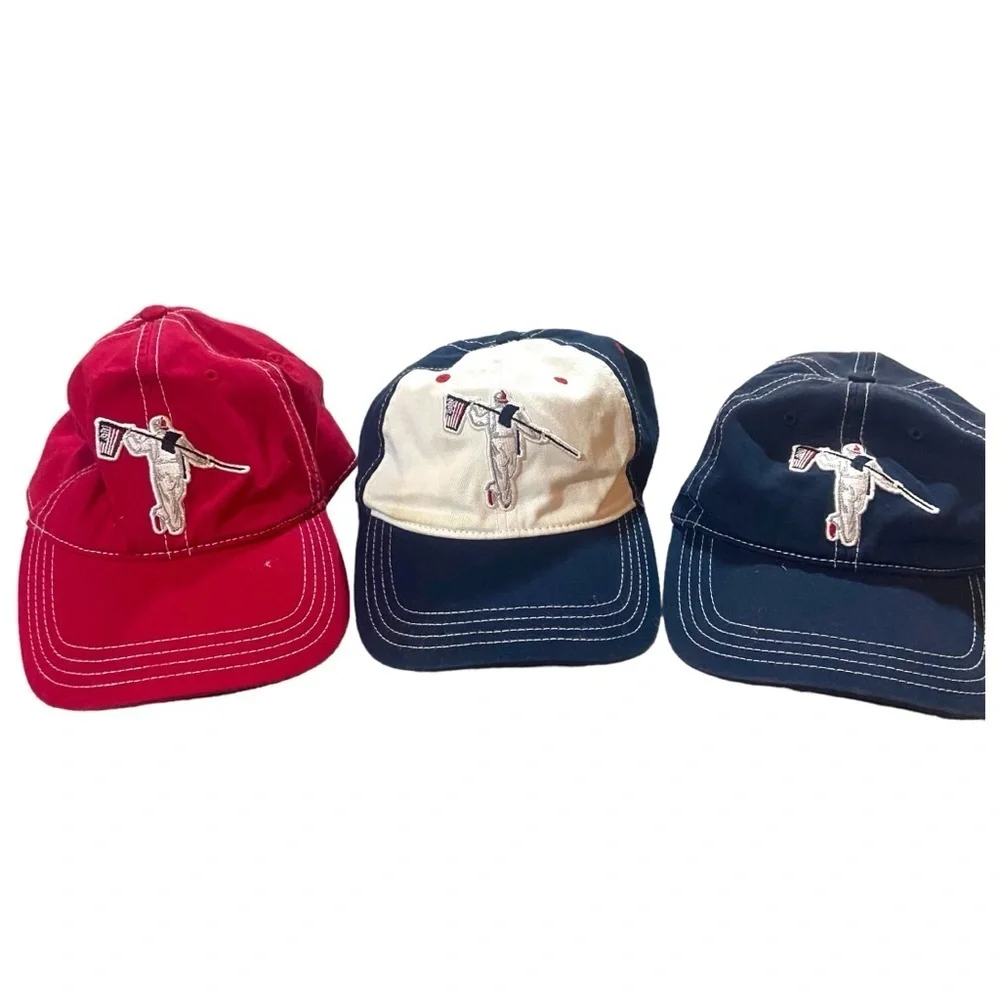 Anderson Ord Golf Hat Lot of 3 Cotton Canvas Caddy PGA